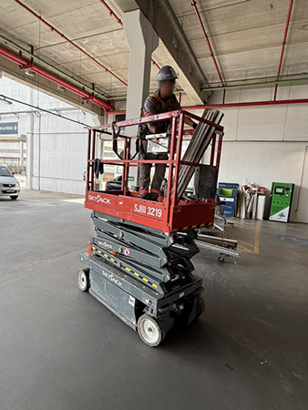 Locação de Plataforma Elevatória Tesoura